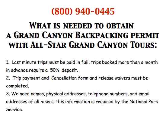 Private Grand Canyon Backpacking Tour Private Grand Canyon Backpacking Tour